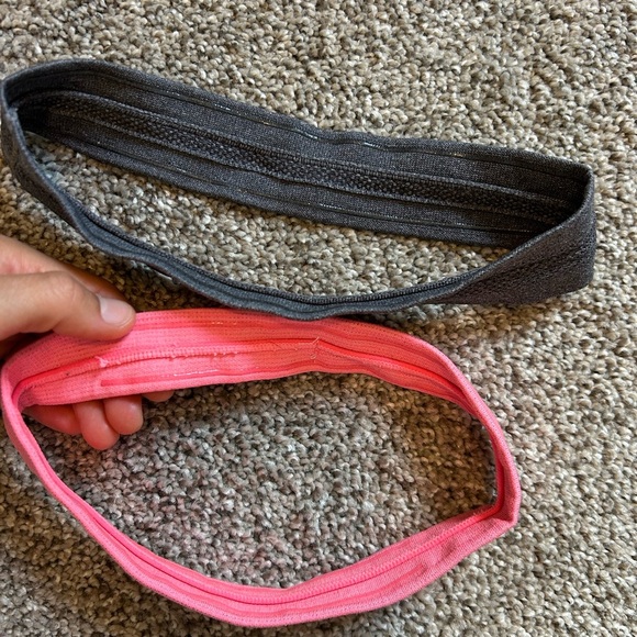 lululemon athletica Charcoal and Rose Hairbands headband bundle - Picture 2 of 2